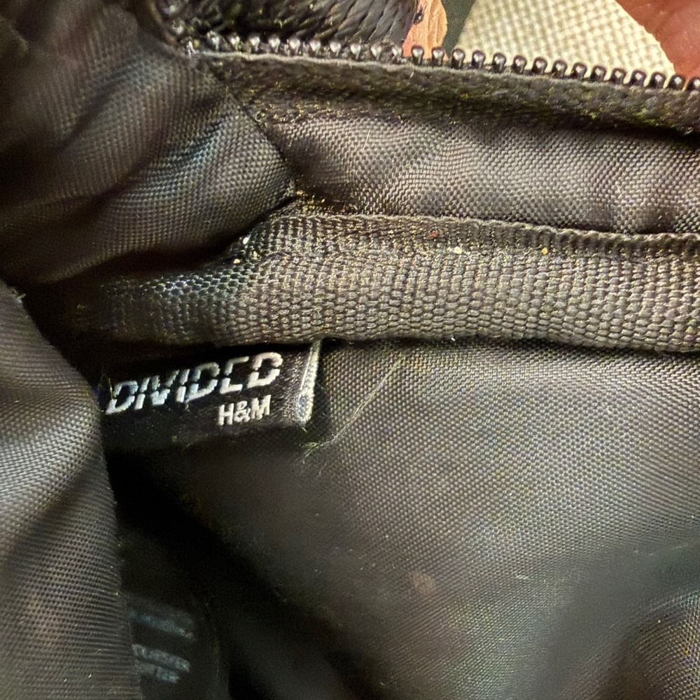 H&M Divided Supply Black Crossbody Bag Mini Messenger Pouch Travel Festival - Picture 2 of 5